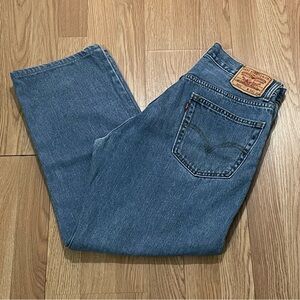 Levi’s 505 Men’s 34x30 (30x27) Straight Fit Jeans  Medium Blue Denim Classic